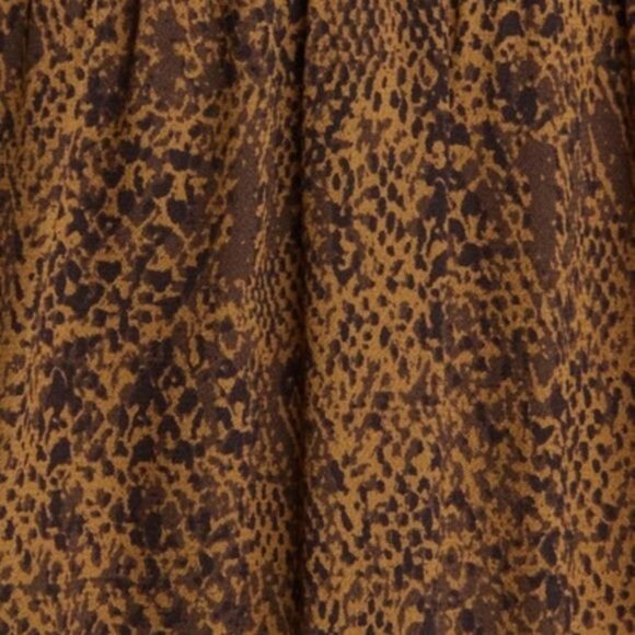 New RAILS Faren Sepia Python Long-Sleeve Mini Dress Size‎ XS - Picture 12 of 12